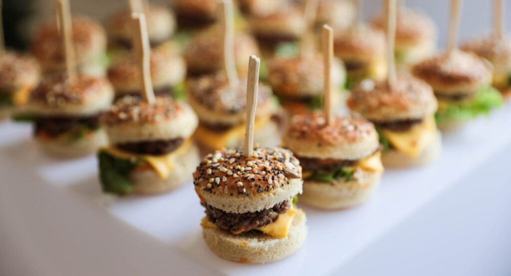 miniburger buffet traiteur le coin cosy